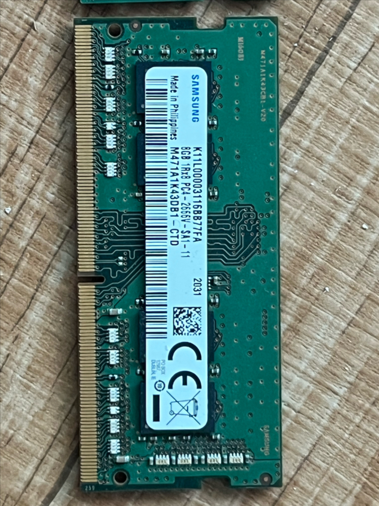 삼성 DDR4 8GB 2666 노트북 램 2개 이미지