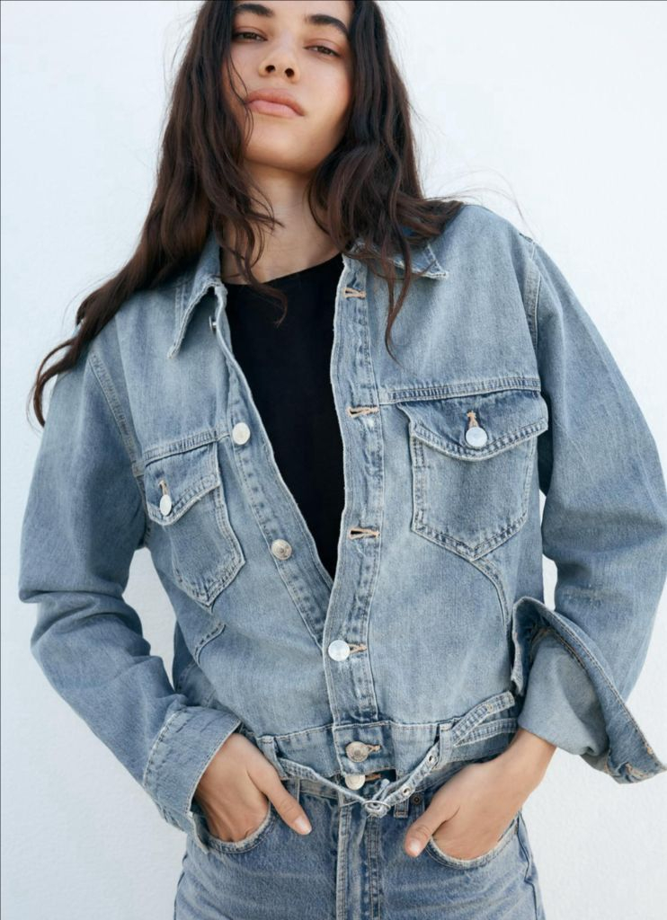 새상품) 자라 청자켓 s 코스 한섬 마시모두띠 bcbg 닥스 빈폴 구호 가니 비이커 폴로 랄프로렌 이자벨 써스데이 이미지