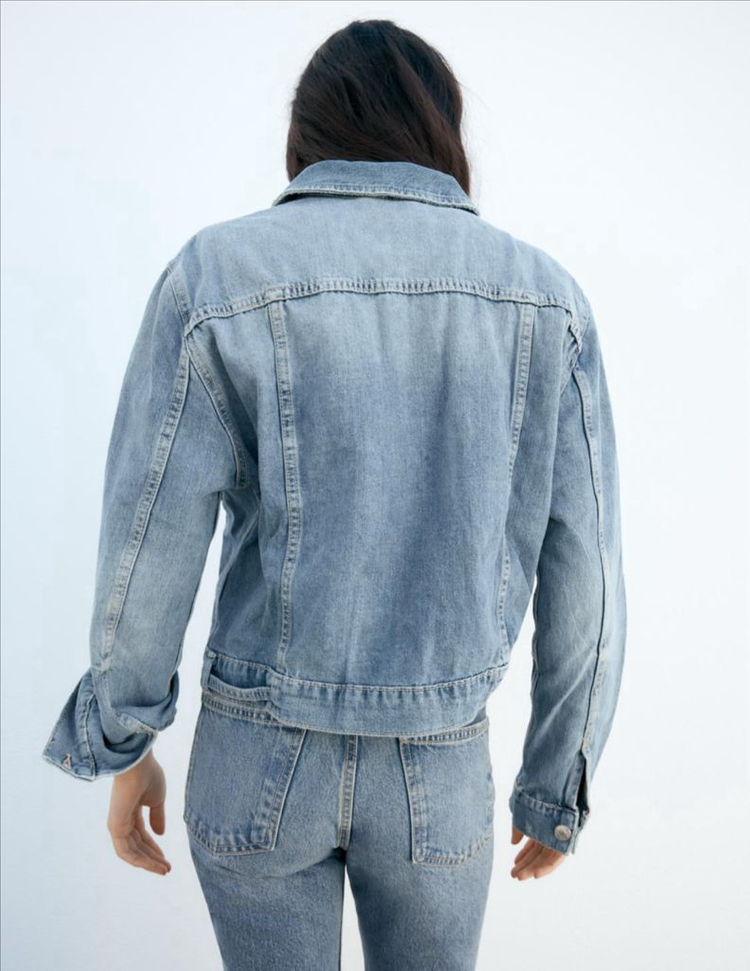 새상품) 자라 청자켓 s 코스 한섬 마시모두띠 bcbg 닥스 빈폴 구호 가니 비이커 폴로 랄프로렌 이자벨 써스데이 이미지