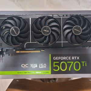 ASUS RTX 5070 Ti PRIME 그래픽카드 이미지