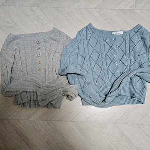 니트 가디건 2벌 세트 이미지
