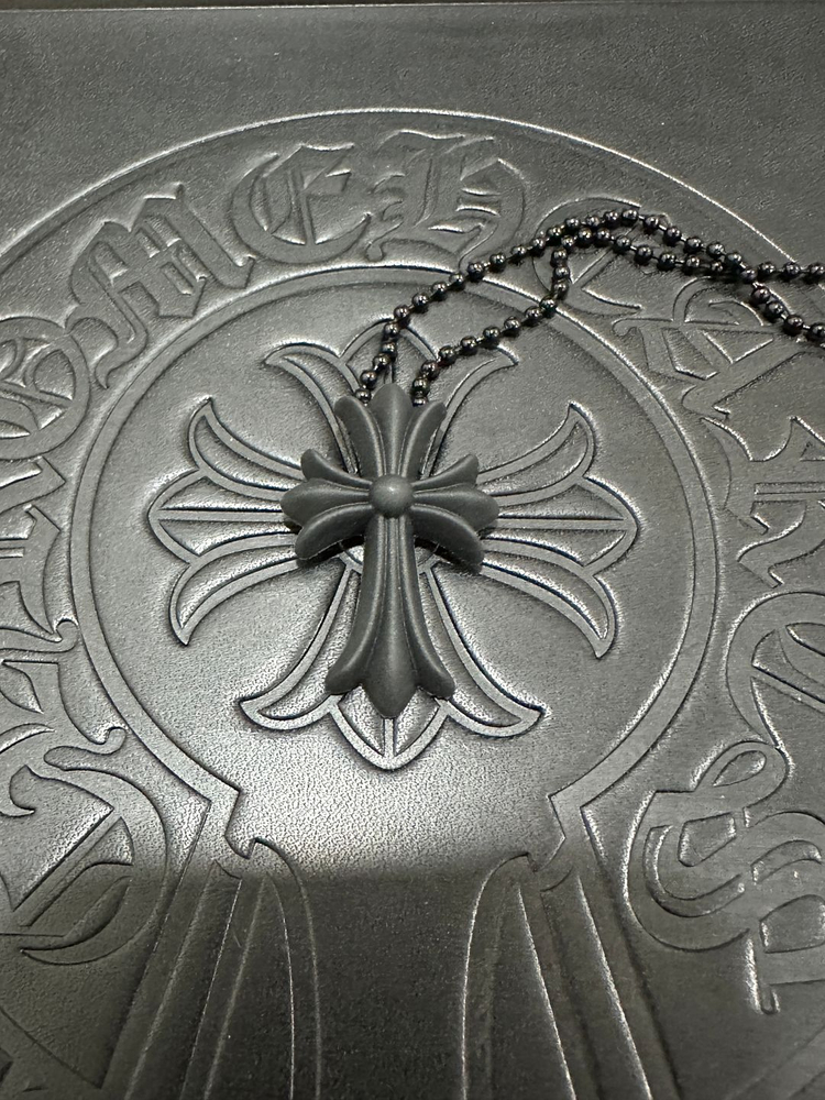 크롬하츠 실리크롬 CH 크로스 펜던트 목걸이 체인 이미지