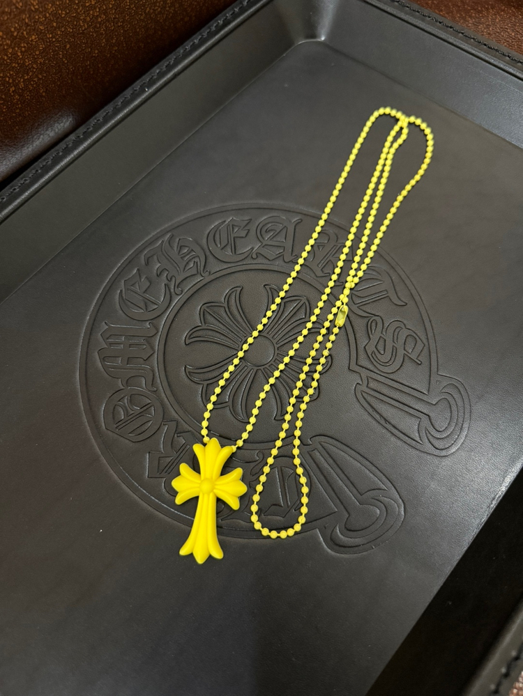 크롬하츠 실리크롬 CH 크로스 펜던트 목걸이 체인 이미지