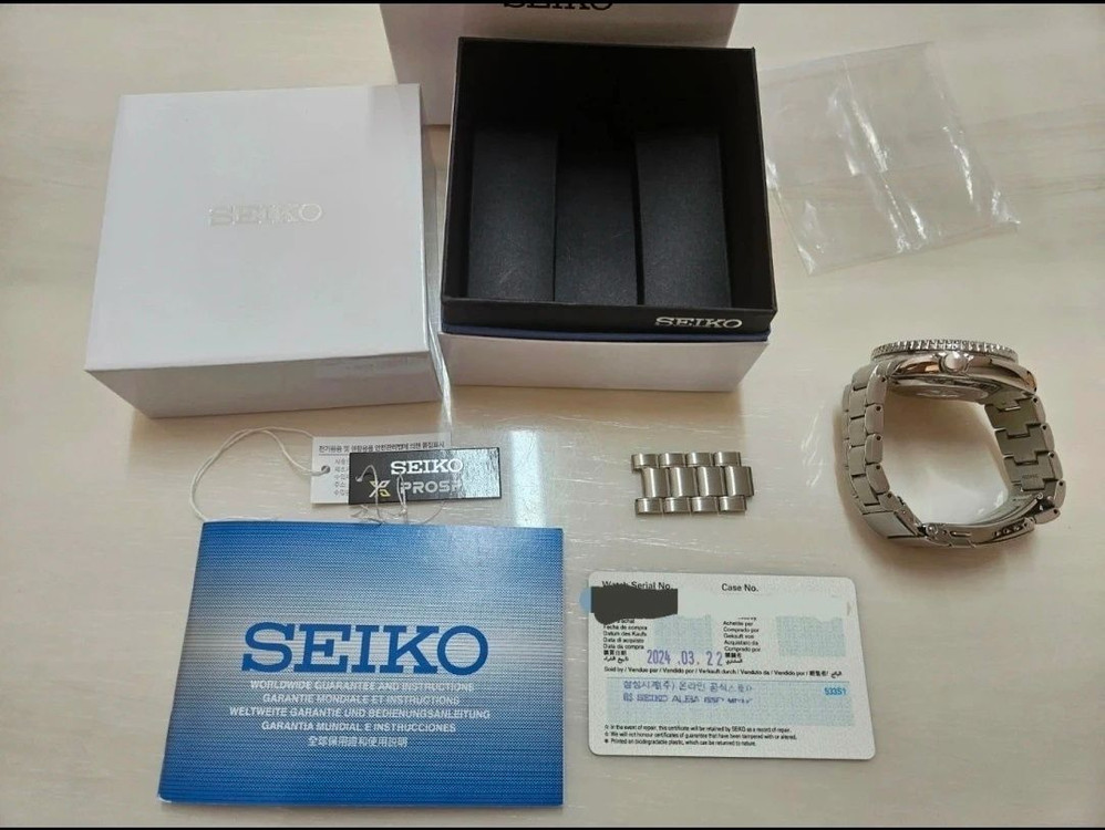 세이코 터틀 SRPE91K1 오토매틱 다이버 시계 이미지
