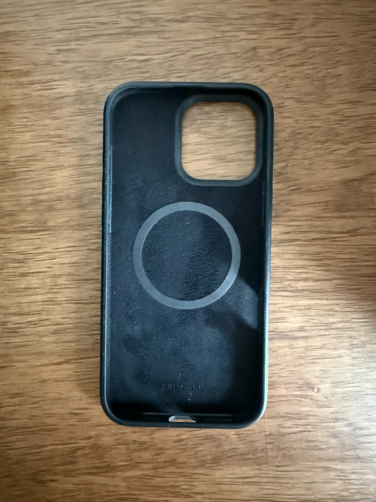 아이폰 16프로맥스 케이스 신지모루 맥세이프 블랙 이미지