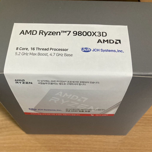 AMD 라이젠7 9800x3d 새제품 이미지