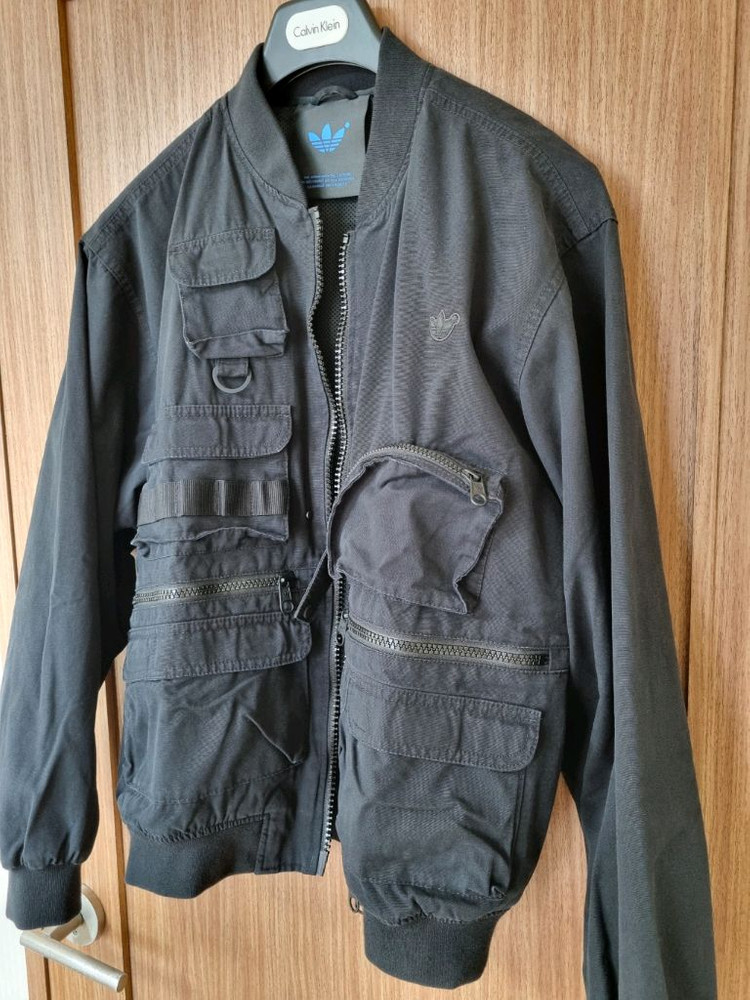 adidas 아디다스 오리지널 불꽃 오버핏 블랙 MA1 봄버 점퍼 국내 103~105사이즈 새제품 판매합니다~! 이미지