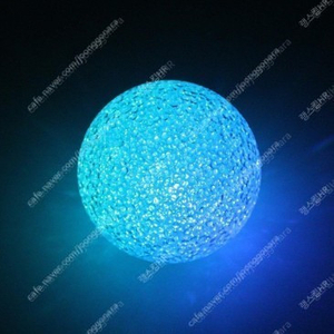 새 2개 흰색 LED 공 무드등 3D 입체 힐링 조명 램프 이미지