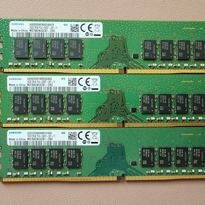 데스크탑용 메모리 램 삼성 DDR4 16GB 2400 MHz 이미지