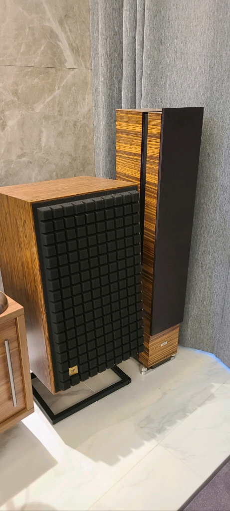 JBL L100 Classic 75 + 전용 스탠드 + JBL SA750 / 75주년 한정판 / 풀박스우든박스 이미지