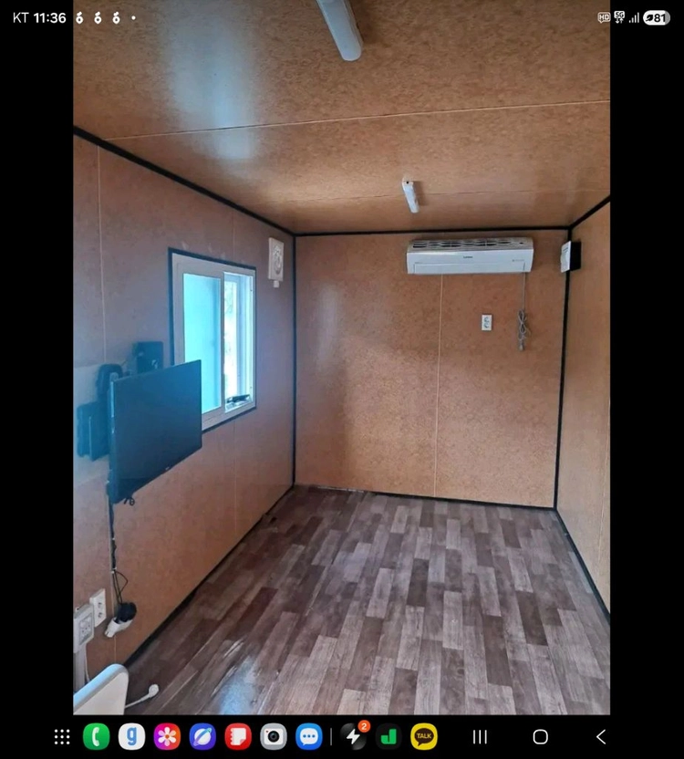 폭 2.4m 길이 4m 컨테이너 판매합니다. 농막용 이미지