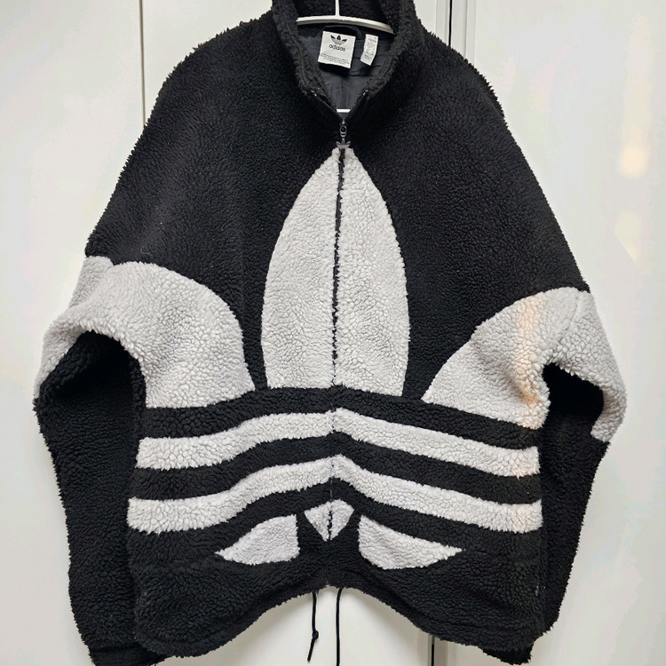 아디다스 빅로고 뽀글이 후리스 M,S 2벌 이미지