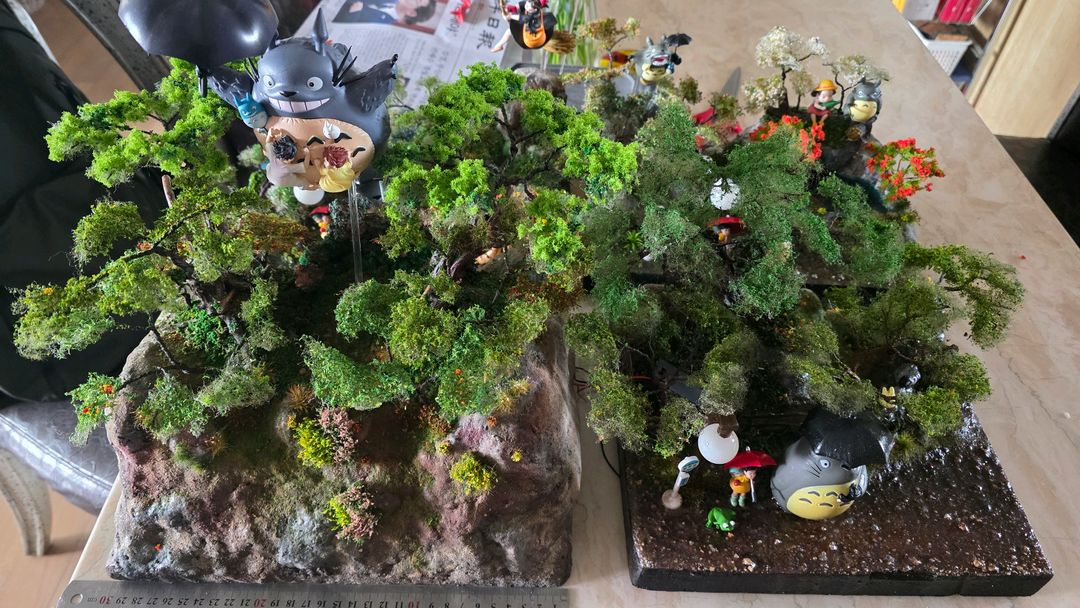 토토로 디오라마 이미지