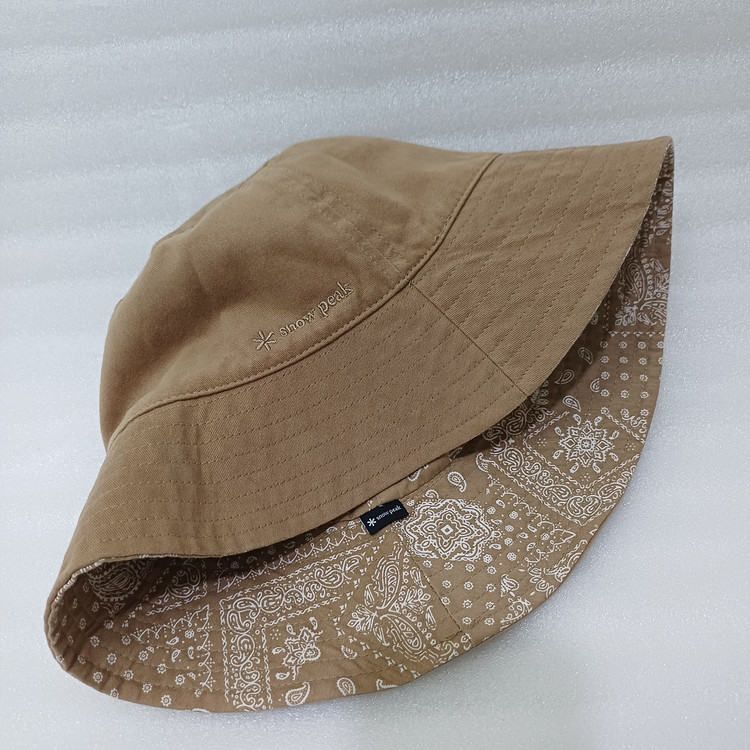 스노우피크 공용 리버서블 양면 버킷햇 벙거지 모자 베이지 사랑봉봉 이미지