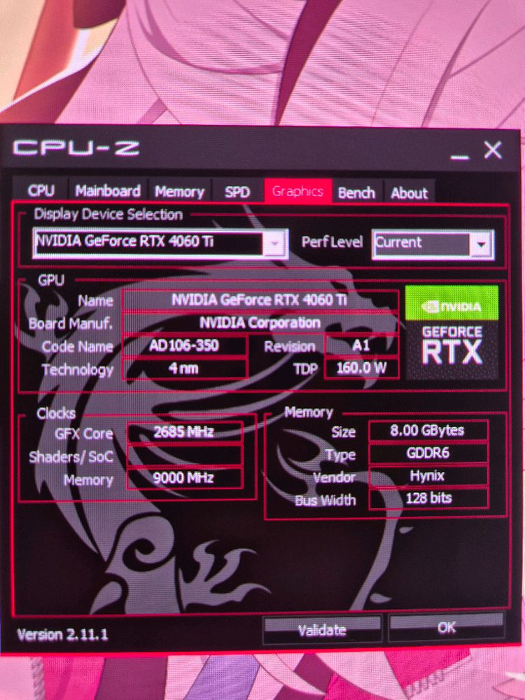 이엠텍 지포스 RTX 4060ti STORM X Dual OC D6 8GB 이미지