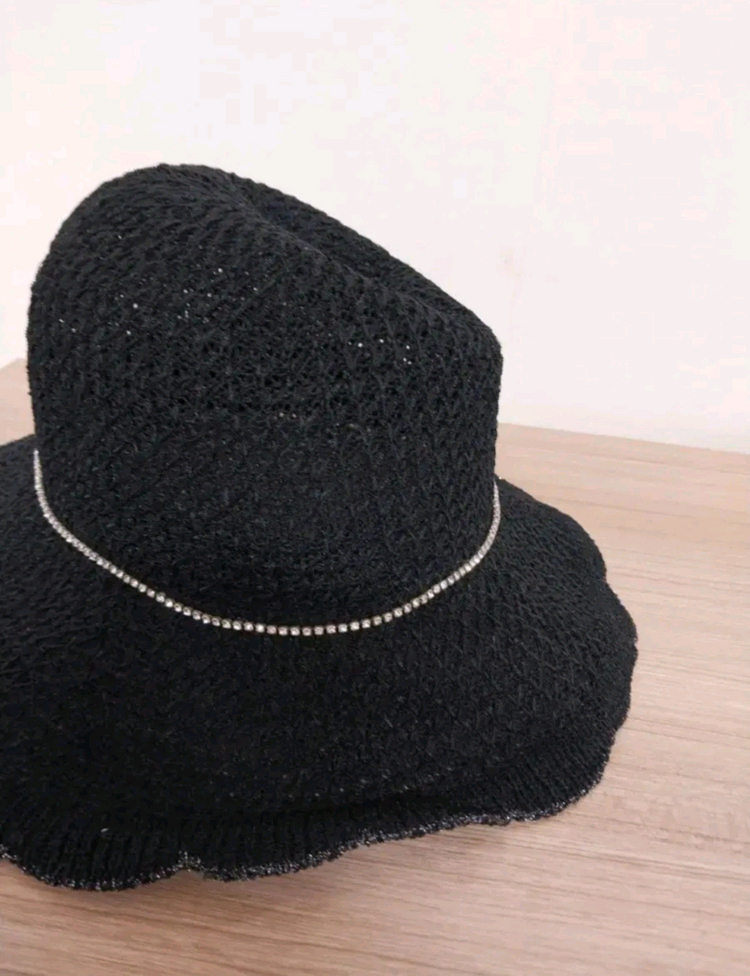 여성 사파리 버킷햇, 밀짚모자, 챙넓은모자, 비치웨이브 이미지