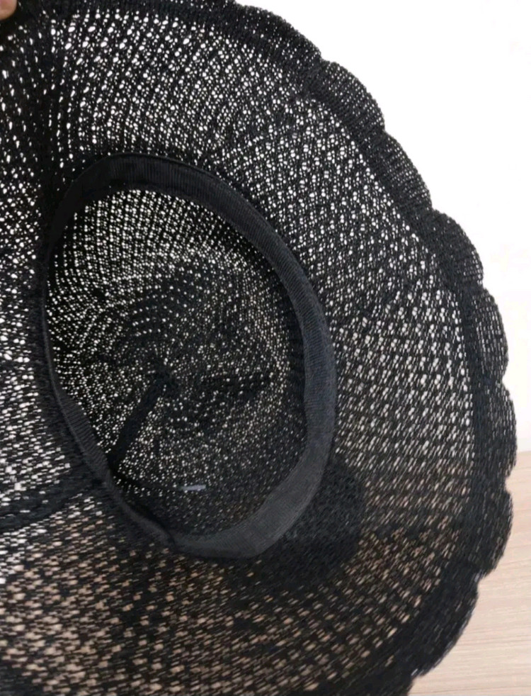 여성 사파리 버킷햇, 밀짚모자, 챙넓은모자, 비치웨이브 이미지