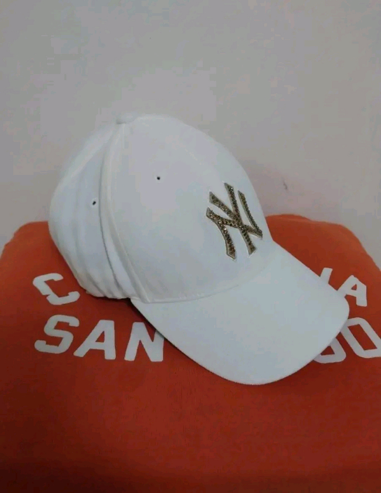 여성 MLB 큐빅 로고 야구모자, 볼캡 (한정판) 이미지