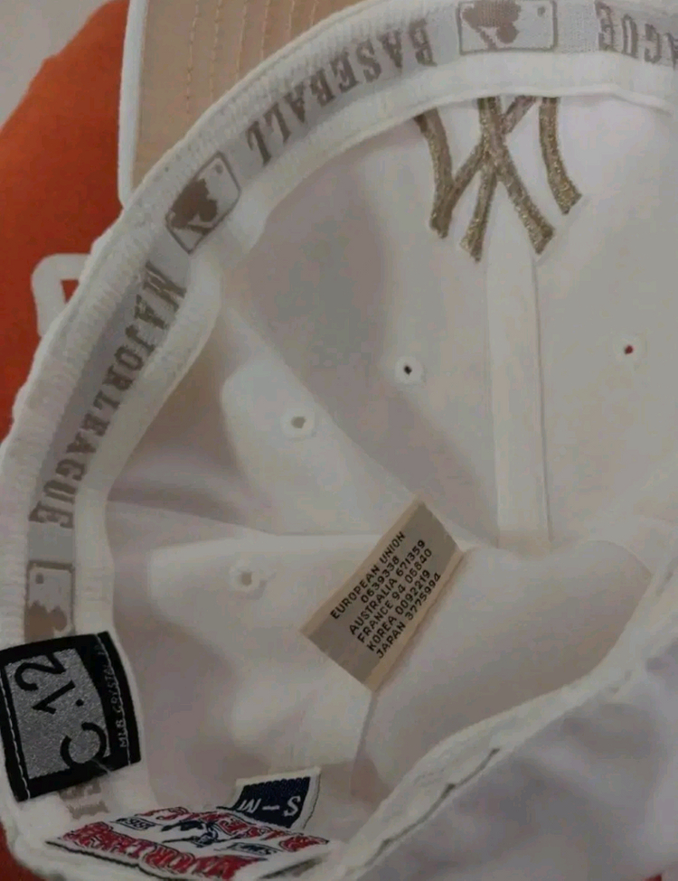 여성 MLB 큐빅 로고 야구모자, 볼캡 (한정판) 이미지