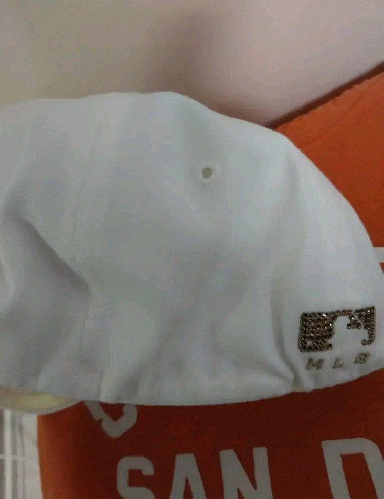 여성 MLB 큐빅 로고 야구모자, 볼캡 (한정판) 이미지