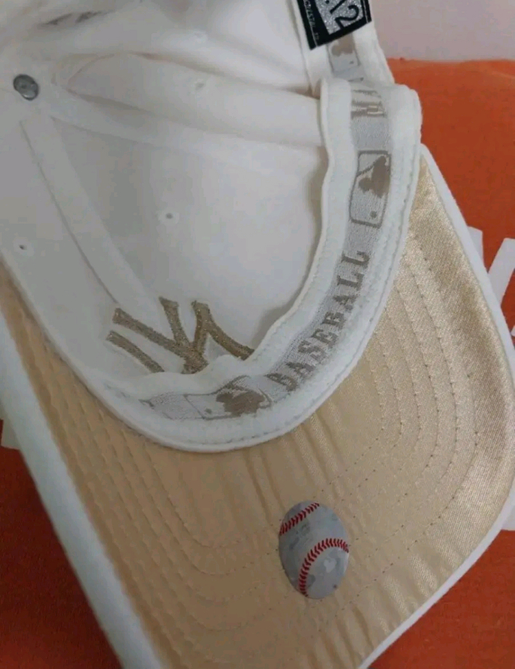 여성 MLB 큐빅 로고 야구모자, 볼캡 (한정판) 이미지