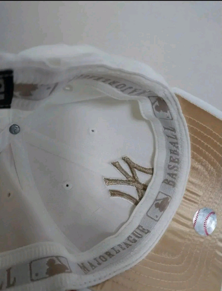 여성 MLB 큐빅 로고 야구모자, 볼캡 (한정판) 이미지