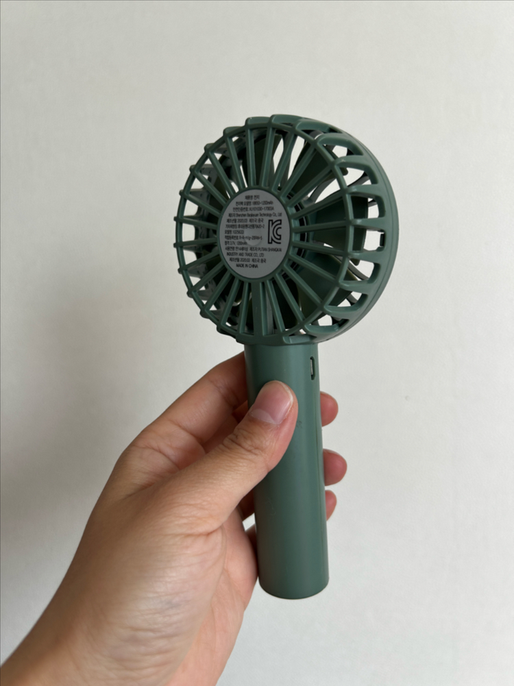 휴대용선풍기 손풍기 이미지