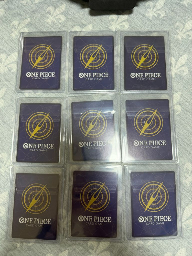 원피스 카드 eb3 핸콕 및 9종 일괄 가품 전시용 이미지