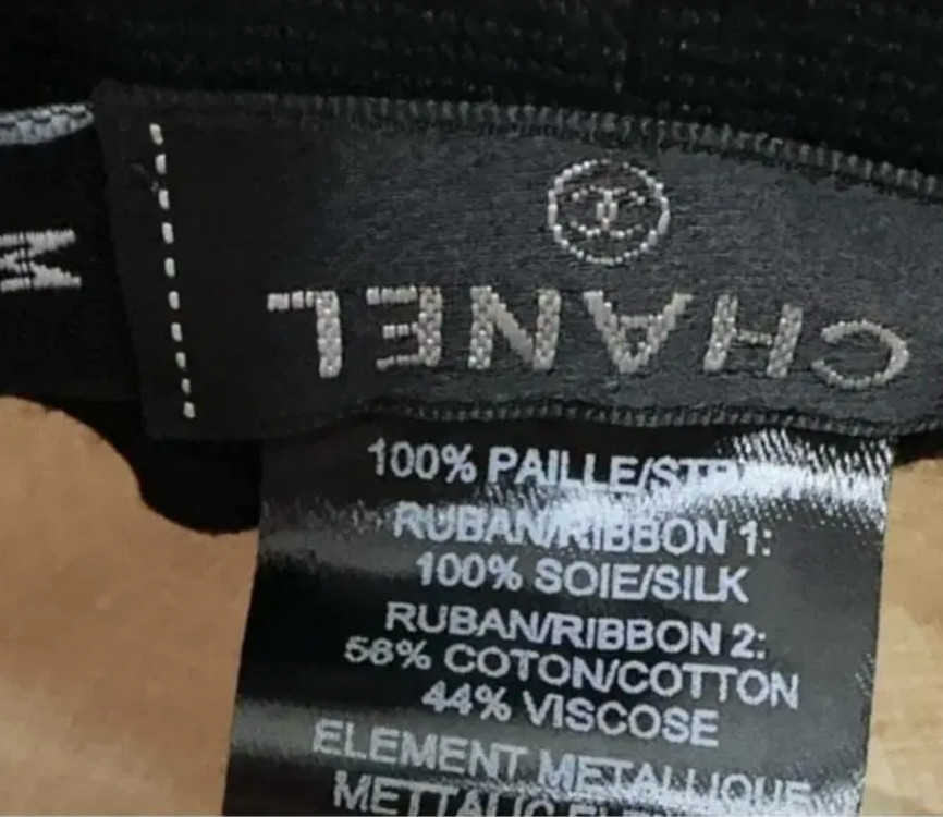 샤넬 라탄 모자 Msize 새제품 이미지