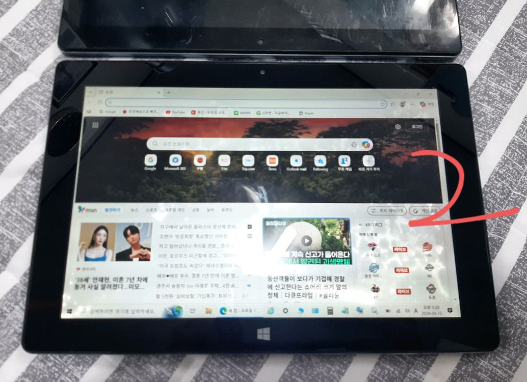 제이탭 jtab 부품용 테블릿 pc노트북 팜 이미지