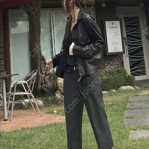 넘버프로젝트 리퍼 오간자가죽셔츠자켓 이미지