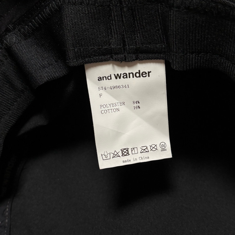 앤드원더 and wander PE/CO 버킷햇 이미지