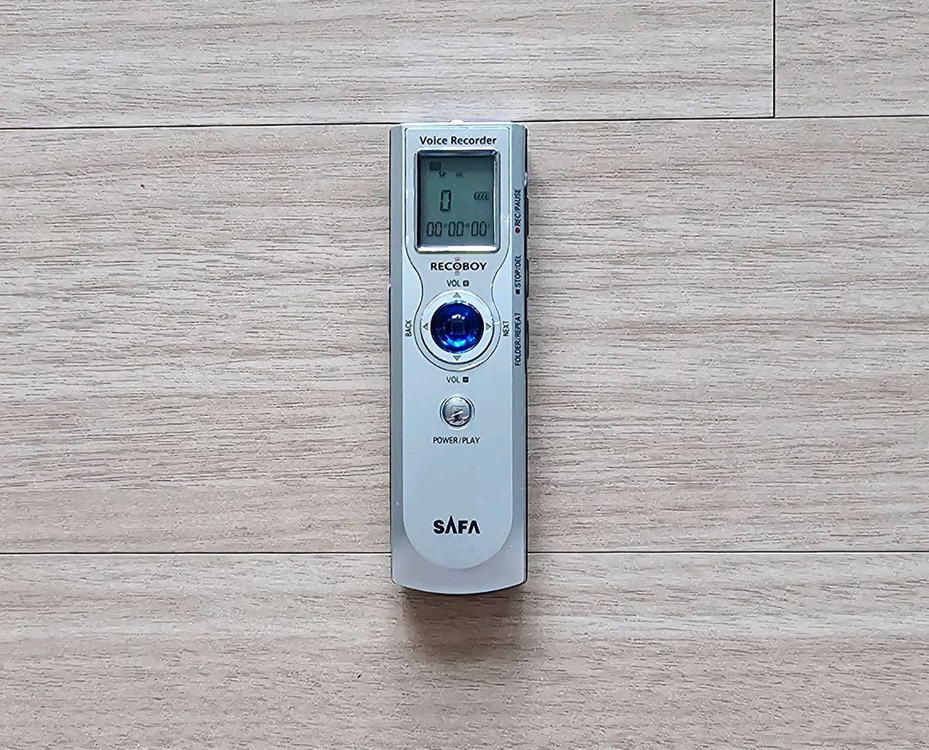 (새상품) (정품) (국산) (SAFA) 사파 보이스 레코더/휴대용 녹음기/어학학습 이미지