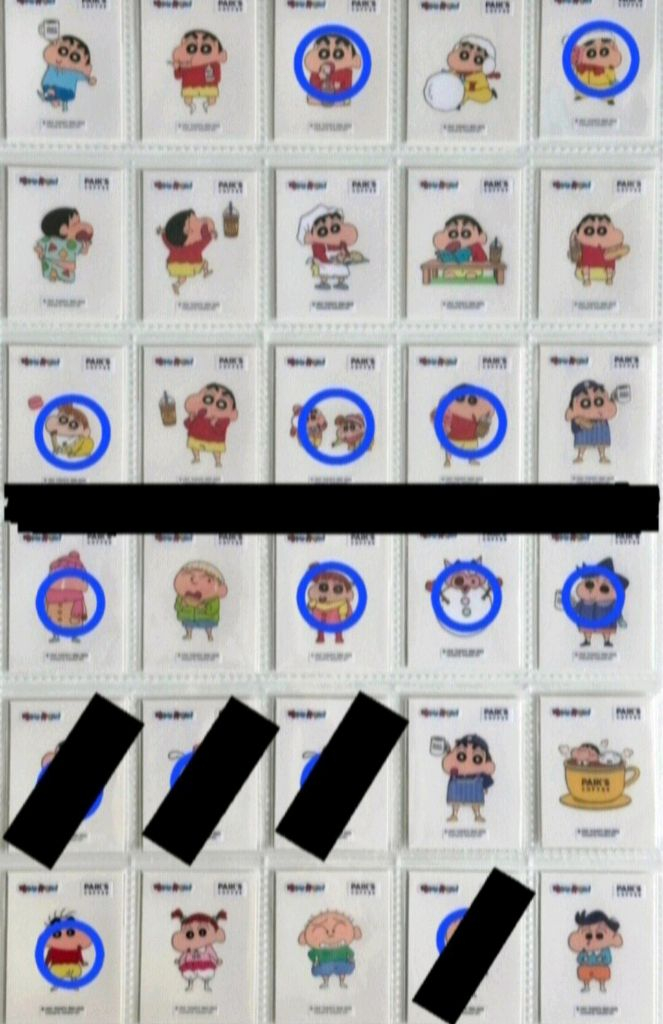 빽다방 짱구 띠부씰들, 시리얼 머그&스푼세트, 인형 판매 해요 이미지