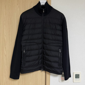 [XXL] 24 / 25 몽클레어 트리콧 울 가디건 니트패딩 블랙 이미지