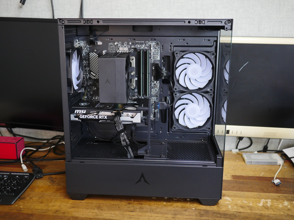 게이밍 PC 본체 라이젠5 7500F 32GB RTX5060 SSD1TB 게임용 컴퓨터 이미지