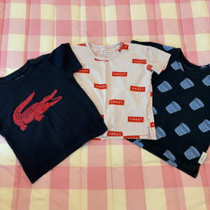 라코스테키즈티셔츠+타이니코튼티셔츠2종 이미지