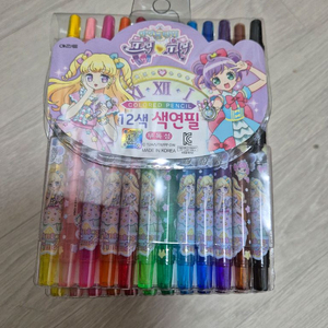 새상품) 아이돌타임 프리파라 12색 색연필 이미지