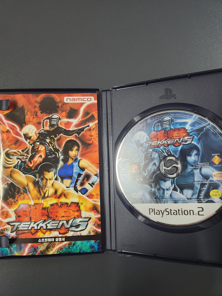 ps2 철권5 판매합니다 상태양호 메뉴얼 있습니다 이미지