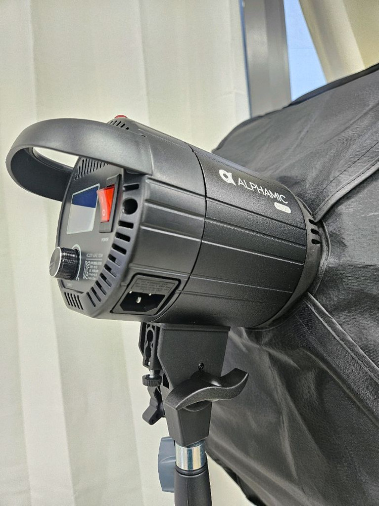 알파믹 120W LED 지속광 촬영조명 소프트박스 강화 스탠드 세트 이미지