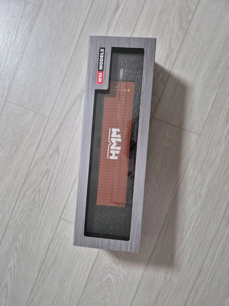 HMM 40ft 컨테이너 1/50 WSI models 중장비모형 크레인모형 이미지