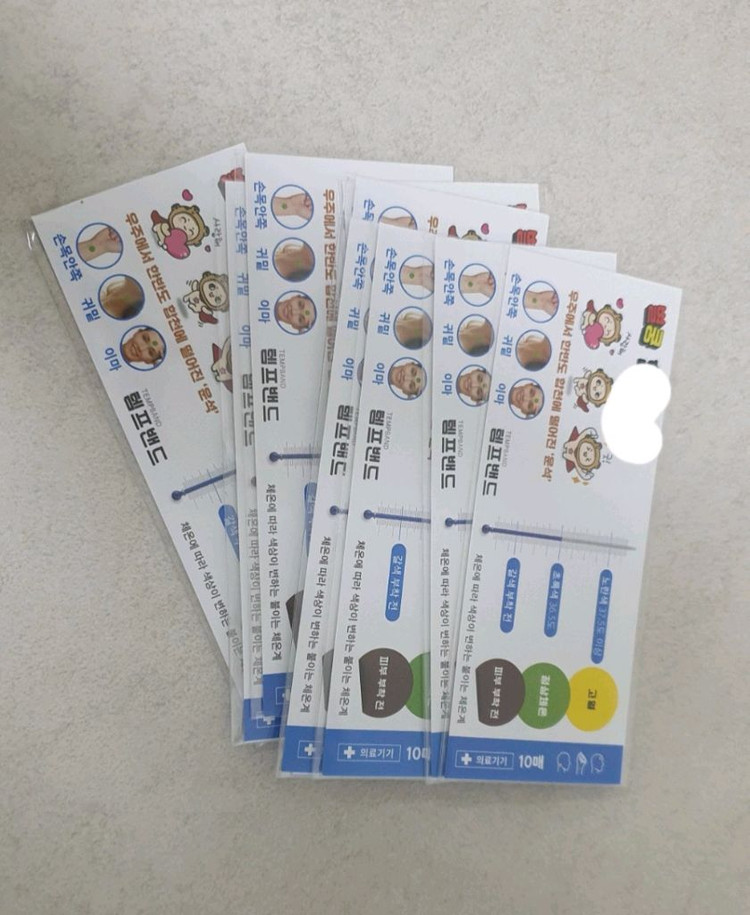 템프밴드 붙이는 체온계 10매입 이미지