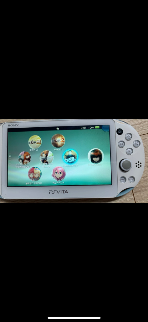 소니 PS비타 PS Vita 2세대 256GB 라이트 블루 팝니다. 이미지