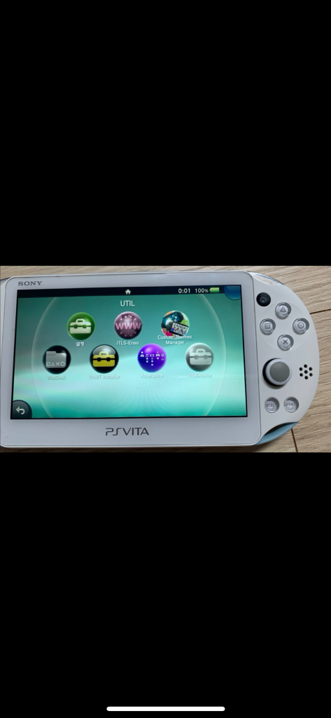 소니 PS비타 PS Vita 2세대 256GB 라이트 블루 팝니다. 이미지