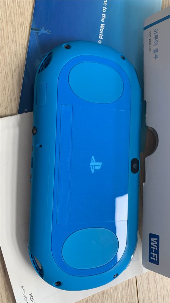 상태 A급 소니 PS Vita 2세대 비타2세대 아쿠아 블루 팝니다. 이미지