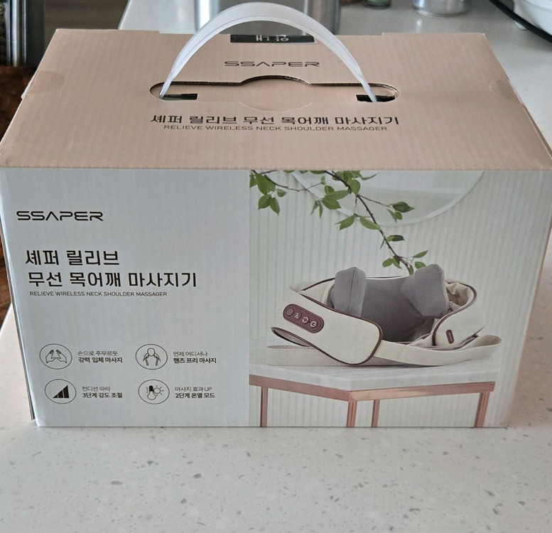 셰퍼 릴리브 무선 목 어깨 마사지기 이미지
