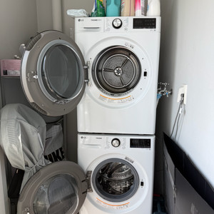 엘지 트롬 세탁기 건조기 세트 F12WVA-10WB 이미지