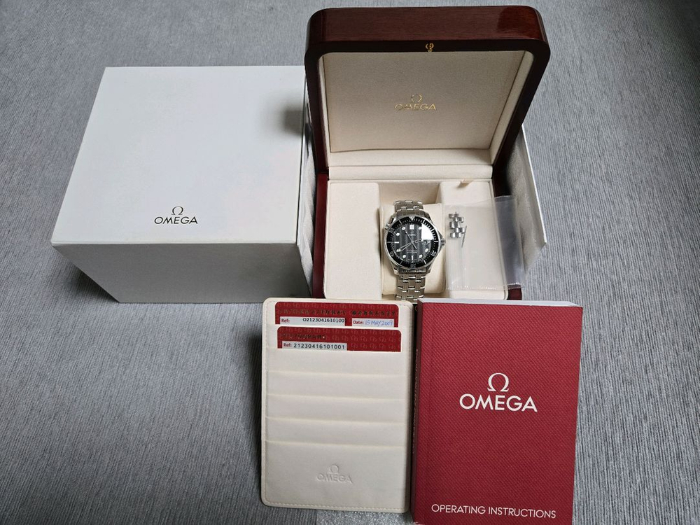 오메가 씨마스터 다이버300 검판 물결쿼츠 41mm 이미지