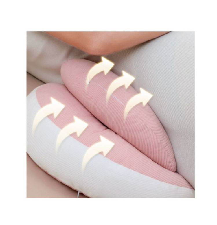 꿀잠 임산부 바디필로우 핑크 미사용 새제품 이미지