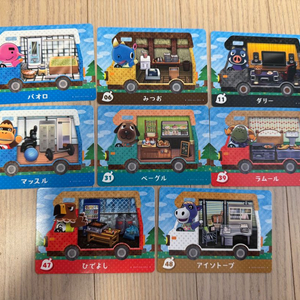 정품 동숲 아미보 캠핑카 일어 일괄판매합니다 이미지